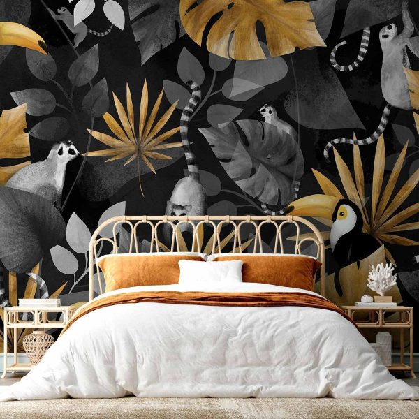 Papier peint - Happy lemurs