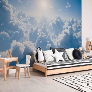 Papier peint - Heavenly Calm: Warm Rays of the Sun