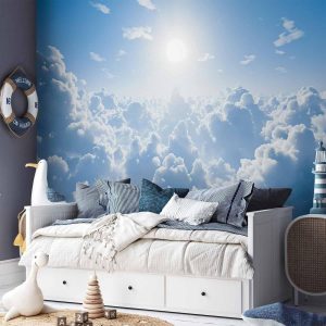 Papier peint - Heavenly Calm: Warm Rays of the Sun