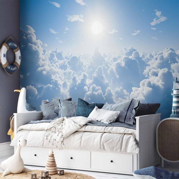 Papier peint - Heavenly Calm: Warm Rays of the Sun