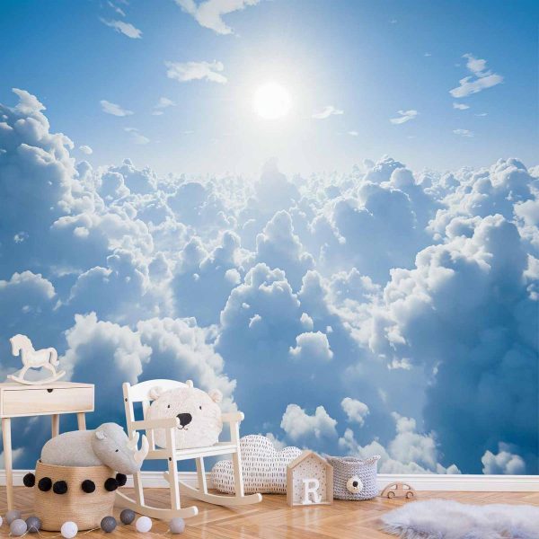 Papier peint - Heavenly Calm: Warm Rays of the Sun