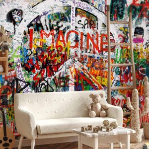 Papier peint - Hippie Graffiti