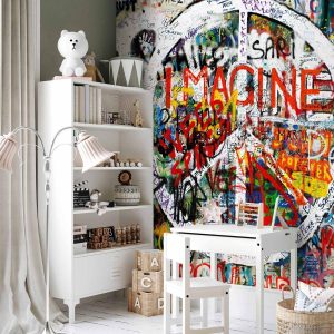 Papier peint - Hippie Graffiti