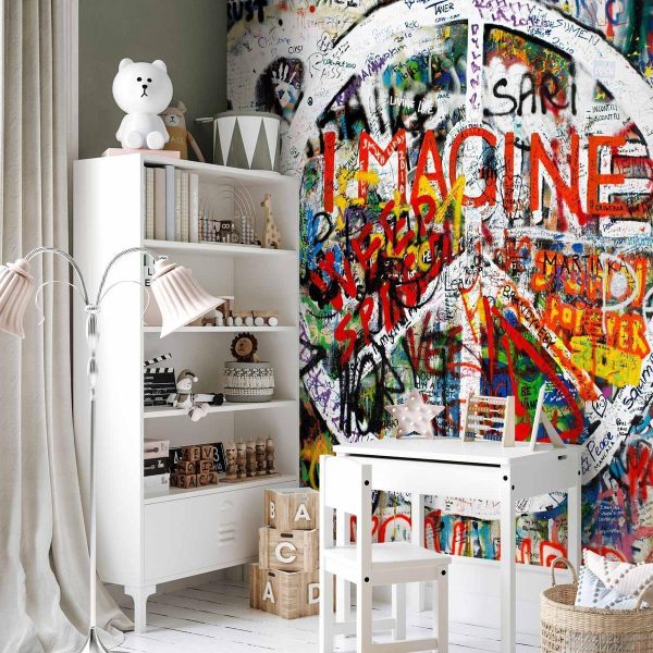 Papier peint - Hippie Graffiti