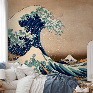 Papier peint - Hokusai: The Great Wave off Kanagawa (Reproduction)