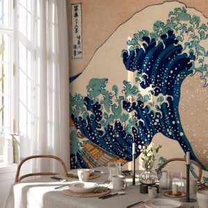 Papier peint - Hokusai: The Great Wave off Kanagawa (Reproduction)