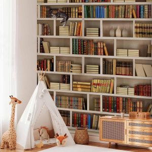 Papier peint - Home library