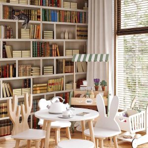 Papier peint - Home library