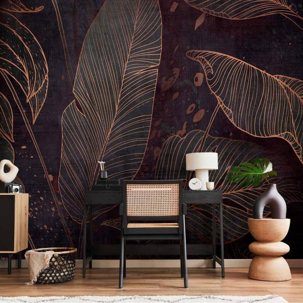 Papier peint - In a Maze of Leaves - Third Variant