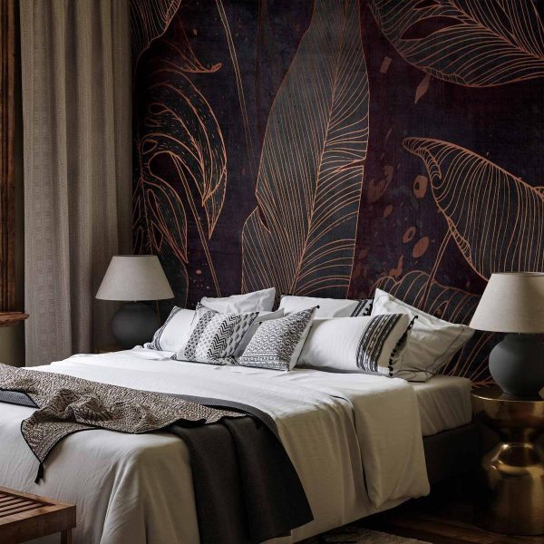 Papier peint - In a Maze of Leaves - Third Variant