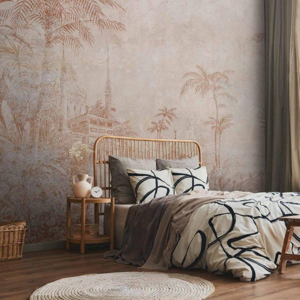 Papier peint - Indian Temple - First Variant