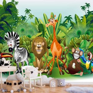 Papier peint - Jungle Animals