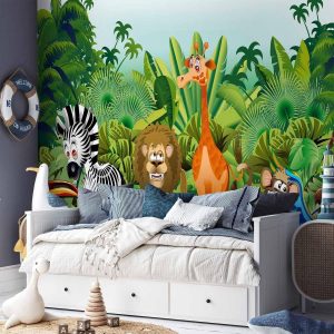 Papier peint - Jungle Animals