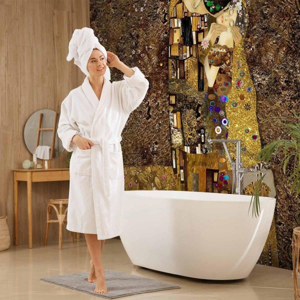 Papier peint - Klimt inspiration: Golden Kiss