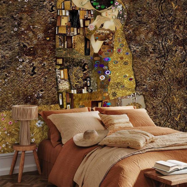 Papier peint - Klimt inspiration: Golden Kiss
