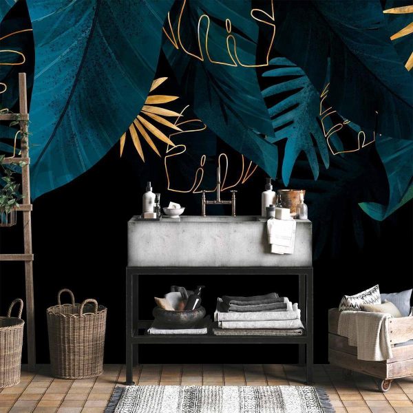 Papier peint - Leaves Composition - Second Variant