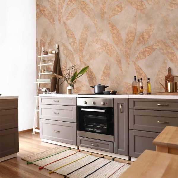 Papier peint - Leaves and Gold