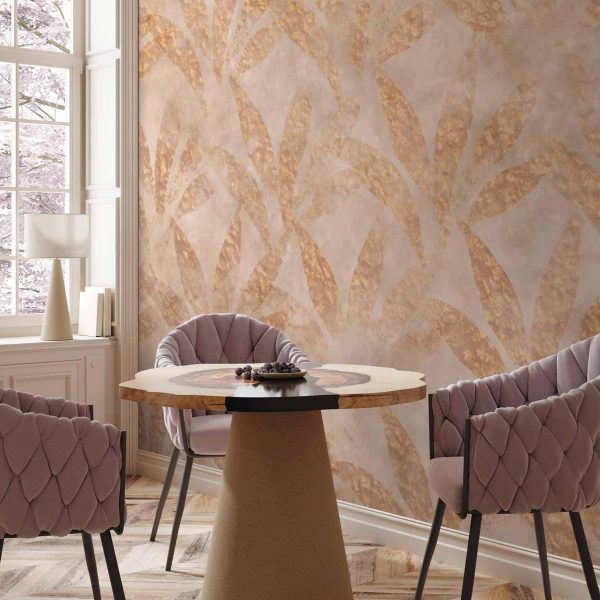 Papier peint - Leaves and Gold