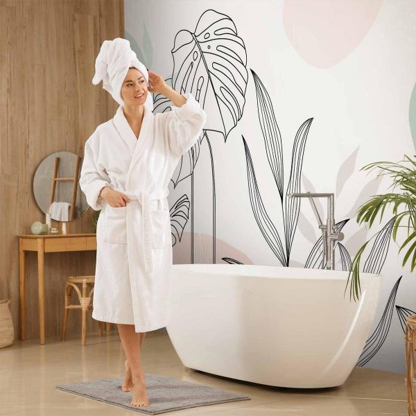 Papier peint - Leaves in Pastels