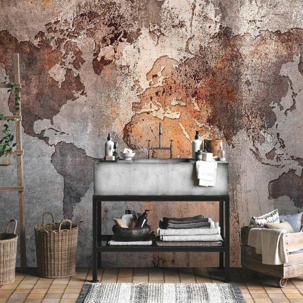 Papier peint - Map Colors