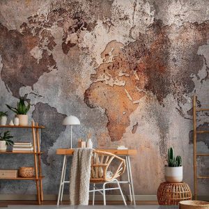 Papier peint - Map Colors