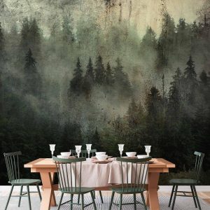 Papier peint - Misty Beauty of the Forest