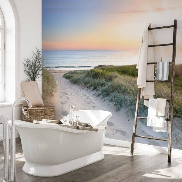 Papier peint - Morning walk on the beach