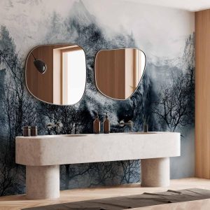 Papier peint - Mountain Predator (Black and White)