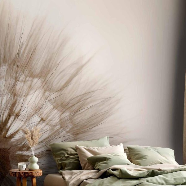 Papier peint - Nature close-up - close-up motif of a blowfly flower in sepia