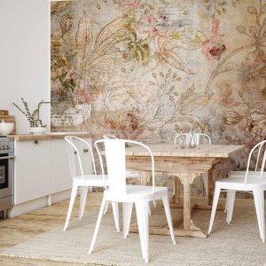 Papier peint - Old Postcard