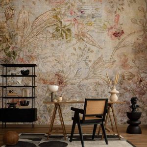 Papier peint - Old Postcard