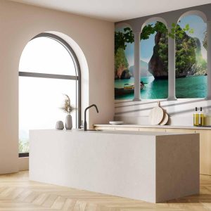 Papier peint - On the terrace