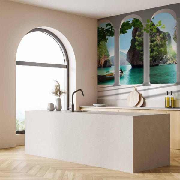 Papier peint - On the terrace