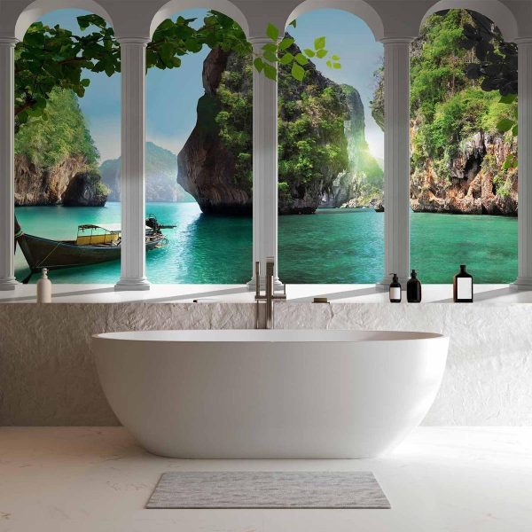 Papier peint - On the terrace