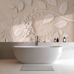 Papier peint - Paper Flowers (Beige)