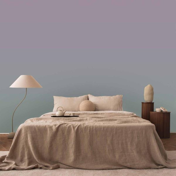 Papier peint - Pastel Gradient - Transition of Colors from Violet to Mint