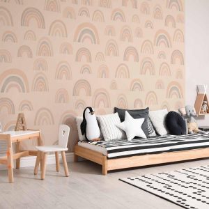 Papier peint - Pastel Rainbows