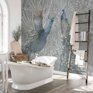 Papier peint - Peacocks Dancing - Second Variant