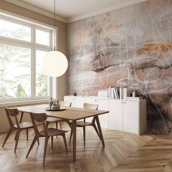 Papier peint - Penetrating Faces