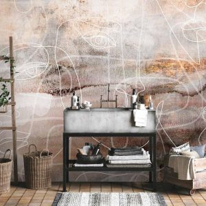 Papier peint - Penetrating Faces