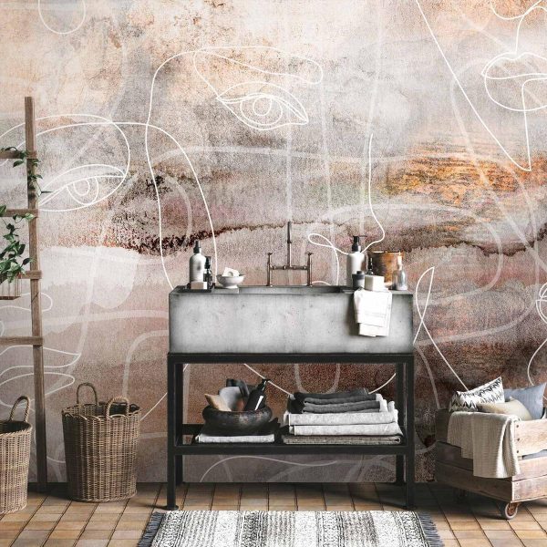 Papier peint - Penetrating Faces