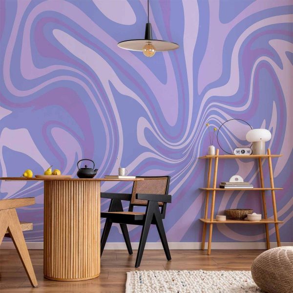 Papier peint - Purple Composition - Abstract Background in Violet-Purple-Lavender Hues