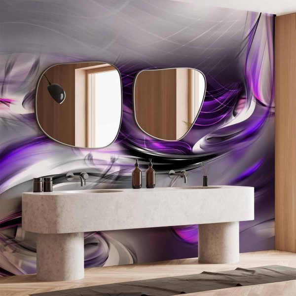 Papier peint - Purple Swirls