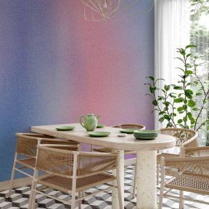 Papier peint - Rainbow Gradient - Delicate Multicolored Gradient Resembling Mist