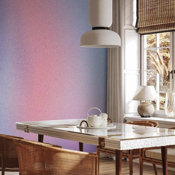 Papier peint - Rainbow Gradient - Delicate Multicolored Gradient Resembling Mist