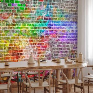 Papier peint - Rainbow Wall