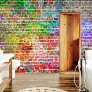 Papier peint - Rainbow Wall