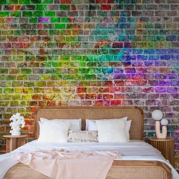 Papier peint - Rainbow Wall