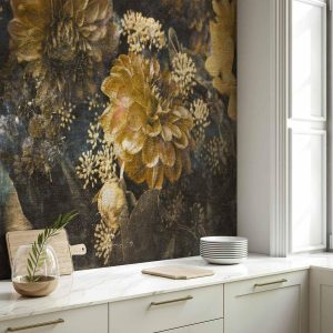 Papier peint - Retro Flowers - Second Variant