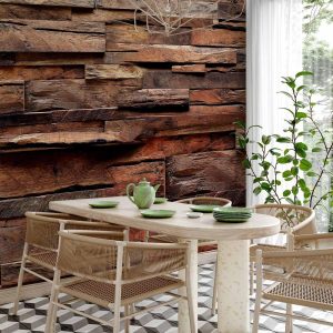 Papier peint - Rustic Style: Forest Cottage